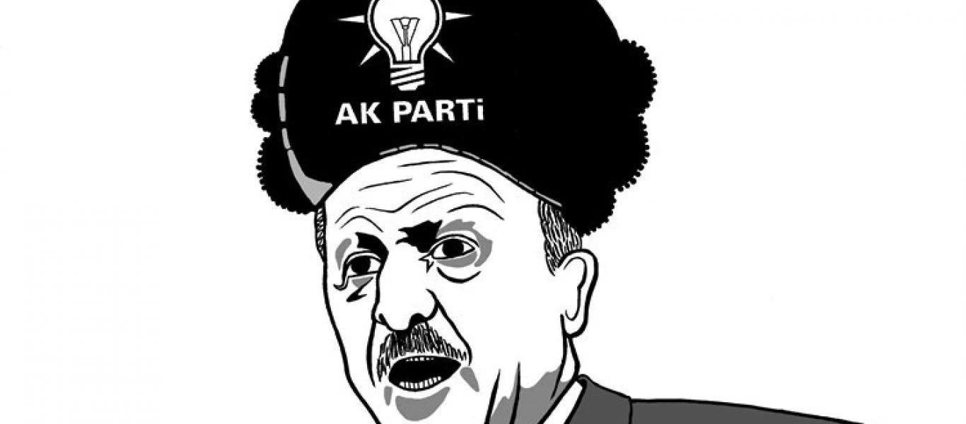 Το σκίτσο που δείχνει τον Ρ.Τ.Ερντογάν με μία βόμβα στο κεφάλι - Τον χαρακτηρίζει ως «τρομοκράτη» (φώτο)